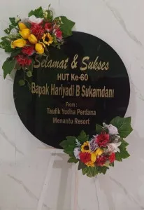 Papan Akrilik Ucapan Ulang Tahun Kabupaten Nganjuk